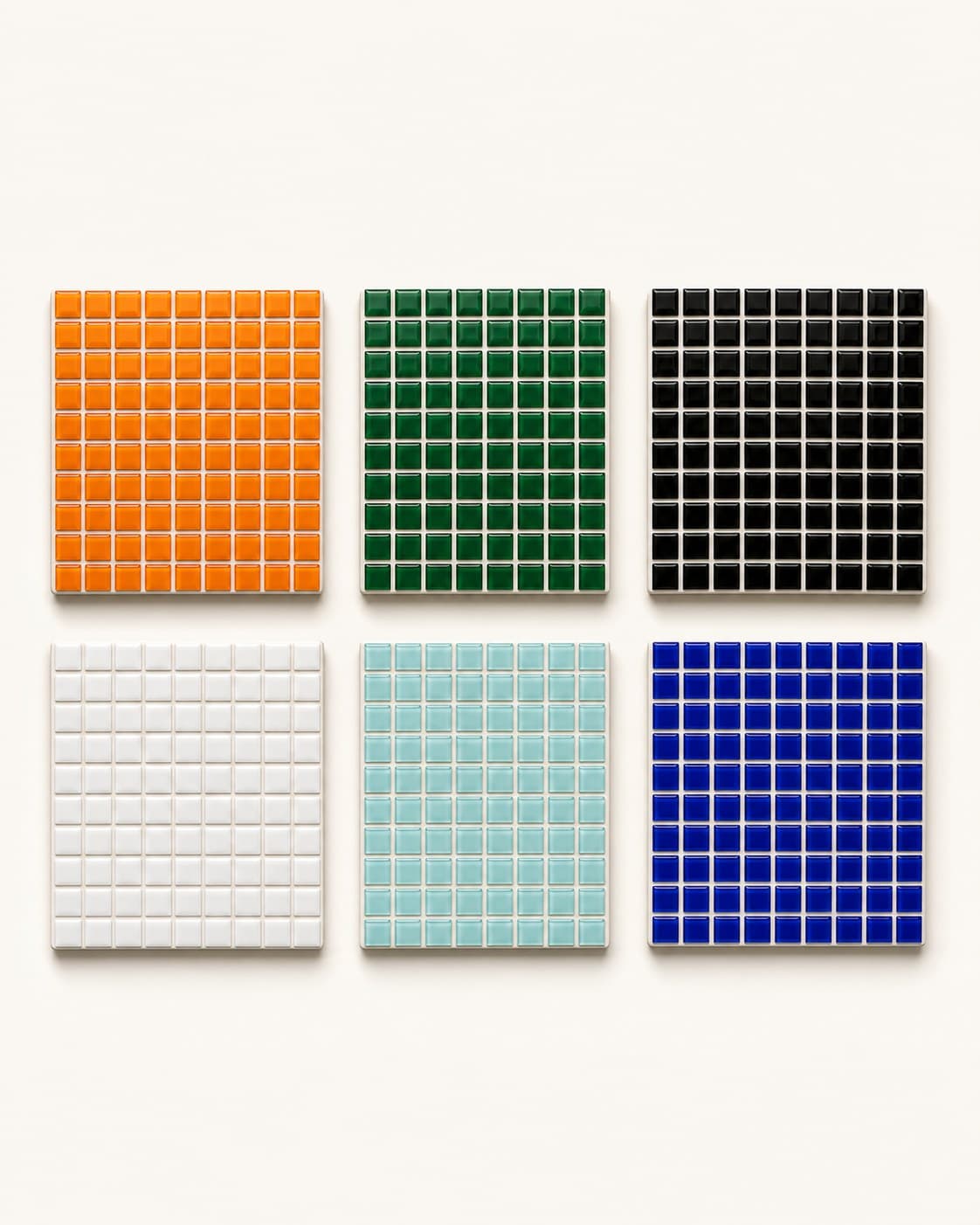Solid colour glass